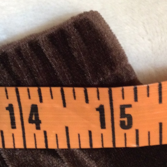⭐️ Gilligan & O’malle Chocolate Brown Velour stretch women’s Pants - Picture 3 of 14
